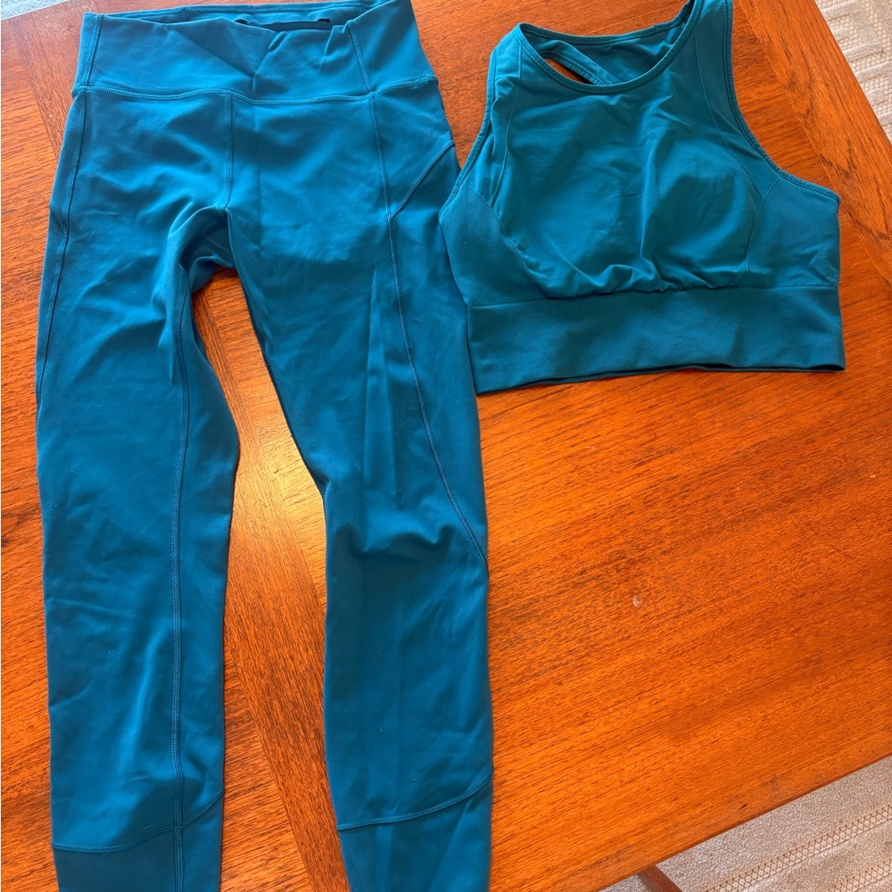 Lululemon Athletica Teal Set